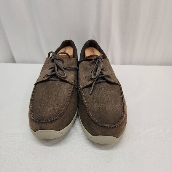 Clarks Men\'s Size 13 Gorwin Moc Sneaker Suede Comfort R main image 9